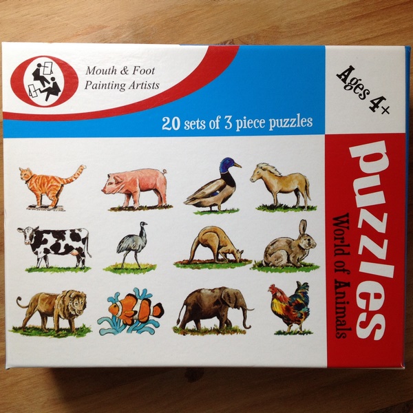 ตัวต่อรูปสัตว์ปริศนา Children's  Animal Puzzles