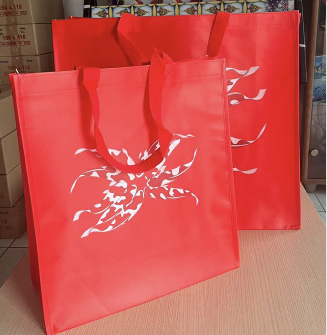 ถุงซ้อปปิ้งลายปลาคราฟ แนว minimal